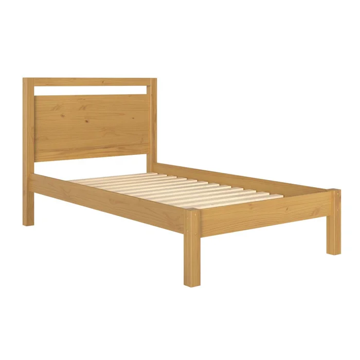 Cama 1 1/2 Plaza Madera Natural-beige Capri en Madera natural - Dormitorio, Uruguay | Divino, vista 2