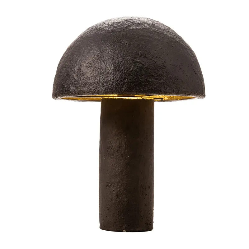 Lámpara De Mesa Musroo Negro Papel Hft1rm01pp en Negro - Lámparas de mesa, Uruguay | Divino