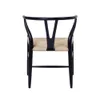 Silla Wishbone - Madera y Ratán natural - Negro - Sillas, Uruguay | Ecowood, vista 4 de 4