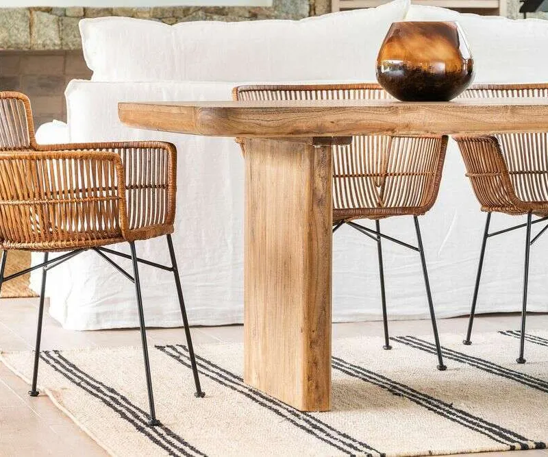 SILLA / BUTACA HONGUITO - FIBRAS Y RATTAN MIEL en Marrón - Butacas, banquetas y puffs, Uruguay | La Iberica