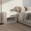 MESA DE LUZ CON 1 CAJON - COLOR BLANCA en Blanco - Mesas de luz, Uruguay | Champagne Home, vista 4 de 5