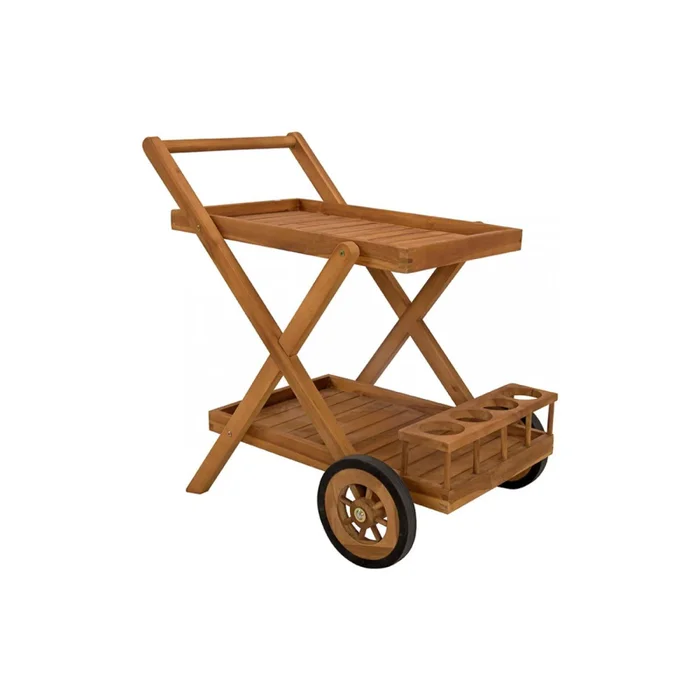 Carro Bar Madera Natural-beige Yangon en Madera natural - Muebles para el exterior, Uruguay | Divino, vista 2