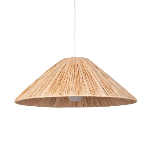 Natural Fibras-naturales Natural-beige Lámpara De Techo Ml2346851 en Madera natural - Lámparas colgantes, Uruguay | Divino