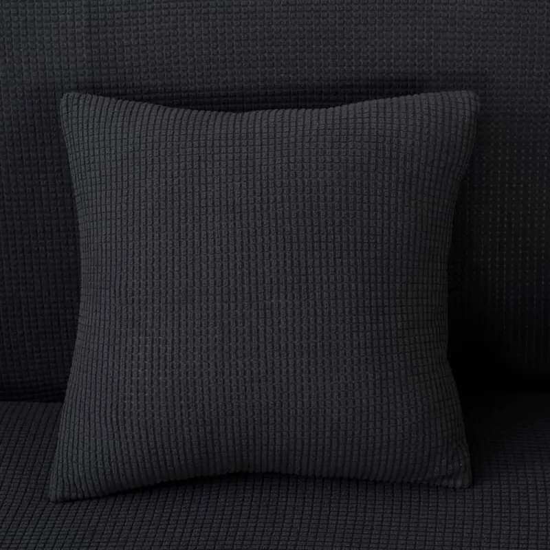 Funda de almohadón 40x40 cm - negro en Negro - Textiles, Uruguay | Buho Store