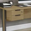 Cajonera 2 Cajones para Escritorio con Llave - Versatil en Madera natural - Escritorios y sillas de escritorio, Uruguay | Delta Center, vista 3 de 4