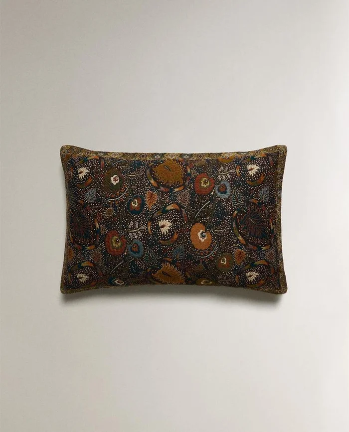 FUNDA COJÍN JACQUARD FLORAL - Textiles, Uruguay | Zara Home, vista 2