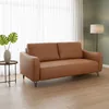 Sofa Riley 3C 2.53mt (100% Cuero) en Sofa Riley Kamel, Sofá Riley Marrón Saddle - Sillones y sofás, Uruguay | Casa Brava, vista 1 de 15