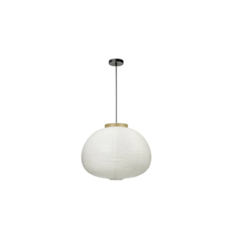 L. COLGAR BLOMUS KAMI OAK D60 en Blanco - Lámparas colgantes, Uruguay | Masinfinito Casa