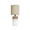 LAMPARA PORCELANA SIMIL MADERA D20x47CM BLANCO en Multicolor - Lámparas de mesa, Uruguay | Koz, vista 1 de 2