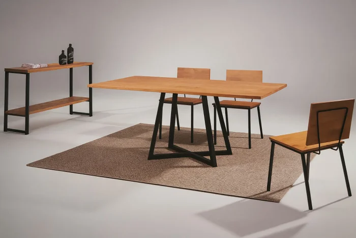 Mesa de Comedor Orlando 1.80mt en Negro - Mesas de comedor, Uruguay | Casa Brava