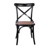 Silla De Comedor Madera Negro Cruceta en Negro - Sillas, Uruguay | Divino, vista 4 de 8