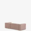 Sofá Blok 3 plazas chaise longue - derecho pana gruesa rosa 300 cm en Rosa - Sillones y sofás, Uruguay | Kavehome, vista 7 de 10