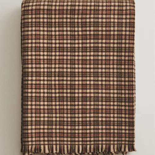 MANTA CUADROS FLECOS en Multicolor - Textiles, Uruguay | Zara Home