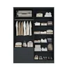 Placard 4 Puertas Mdf Gris Americano Plus en Gris - Roperos y placares, Uruguay | Divino, vista 2 de 3
