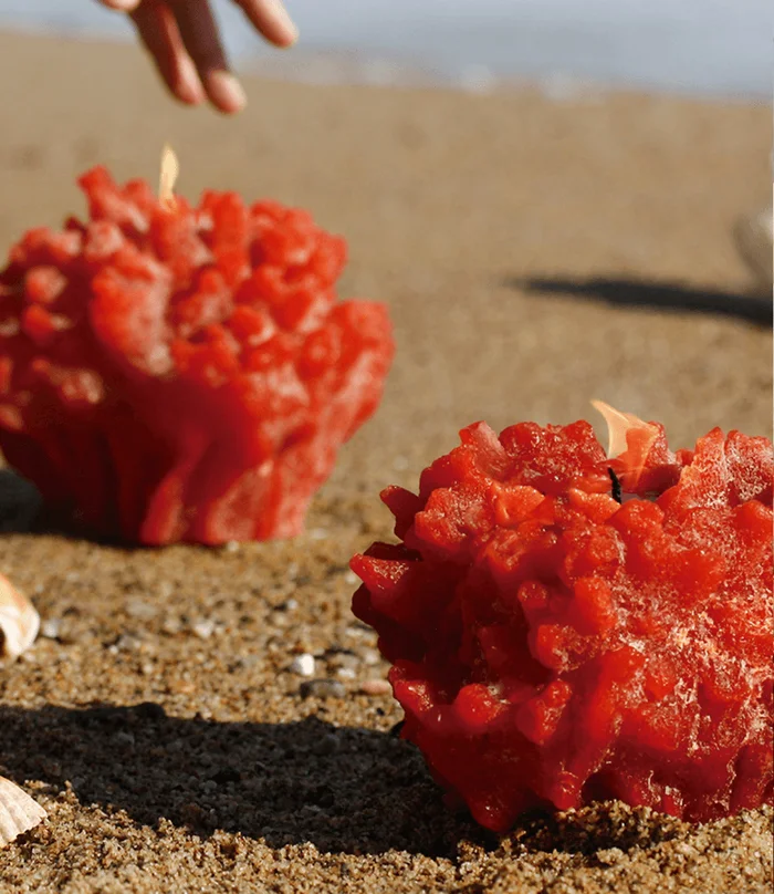 VELA CERABELLA CORAL  en Rojo - Velas y Portavelas, Uruguay | Masinfinito Casa, vista 2
