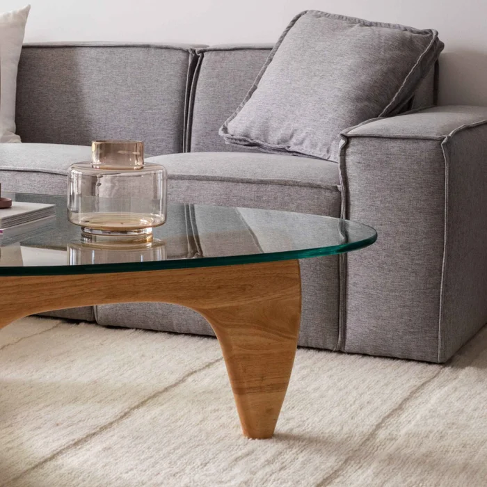 Mesa Noguchi - Madera natural en Natural, Negro, Uruguay | Walnut, vista 2