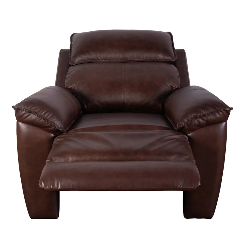 Recliner Eléctrico 1 Cuerpo Cuero-y-simil-cuero Marron Joshua en Marrón - Sillones y sofás, Uruguay | Divino, vista 6
