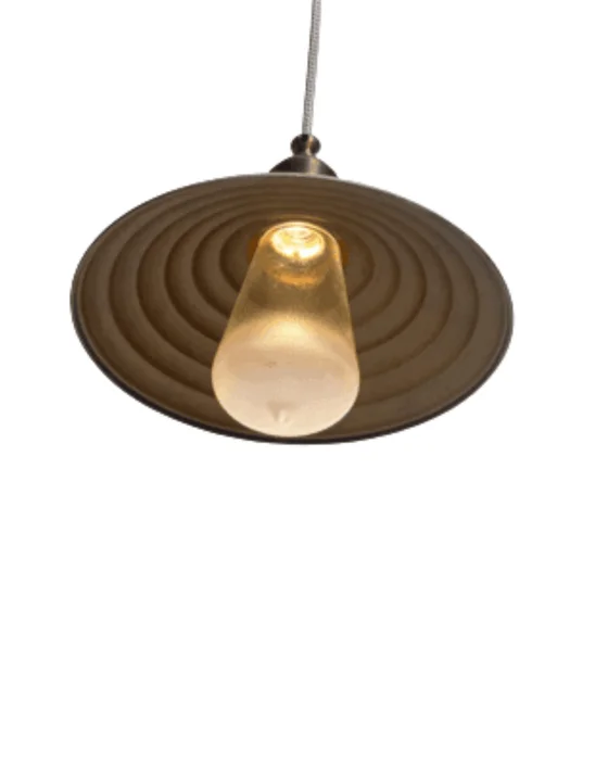 Vintage Brown con bombilla Oval en Marrón - Lámparas colgantes, Uruguay | Darko Lighting