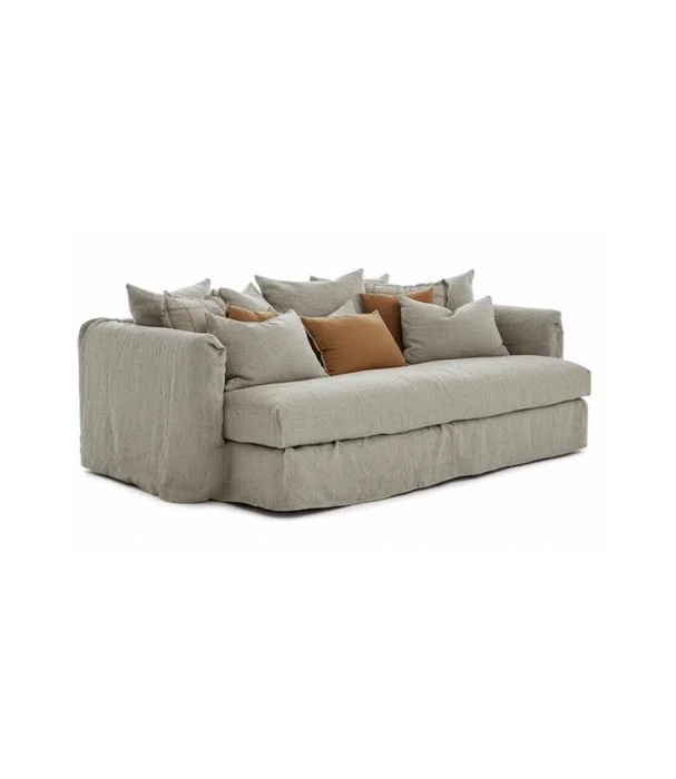 SOFA FIGEAC 2,25M LINO MOUCHETE en Gris - Sillones y sofás, Uruguay | Más Infinito Casa