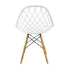 SILLA KAILA DSW MADERA - COLOR BLANCA en Blanco - Sillas, Uruguay | Champagne Home, vista 2 de 3