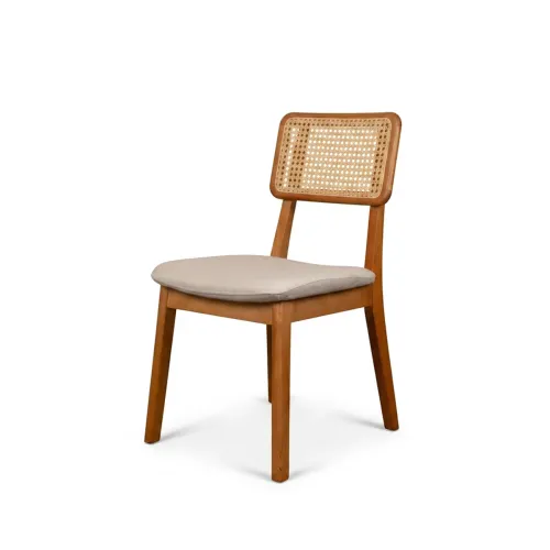 Silla Classic con tejido - Tela Rústica - Crudo en Beige - Butacas, banquetas y puffs, Uruguay | NYR