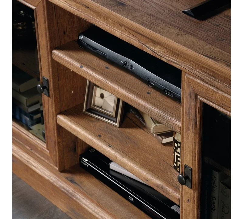 Rack Para TV Doble Puerta y Estantes - Sauder - Muebles para TV, Uruguay | Ecowood, vista 3