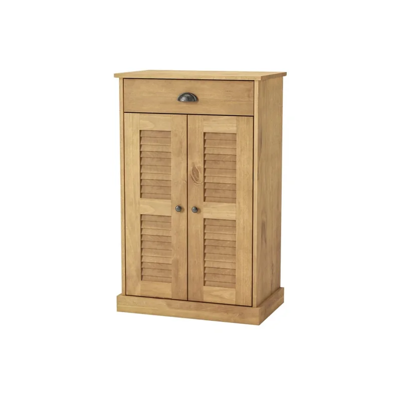 Zapatera - 2 Puertas - 1 Cajón - Línea Oslo - Natural en Madera natural - Aparadores y recibidores, Uruguay | Ecowood, vista 4