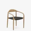 Silla Nina madera maciza - de acacia y cuerda negro en Negro - Sillas, Uruguay | Kavehome, vista 1 de 10