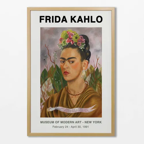 Frida Kahlo - Autorretrato al Dr. Eloesser en Multicolor - Láminas, Uruguay | La Cuadrería