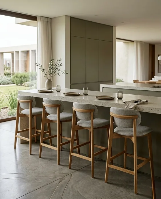 BANQUETA AXIS Miel y Gris claro T327C en Amarillo, Uruguay | Indrana, vista 3