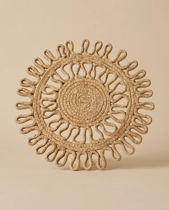 Individual girasol en Madera natural - Decoración de pared, Uruguay | Indrana, vista 2