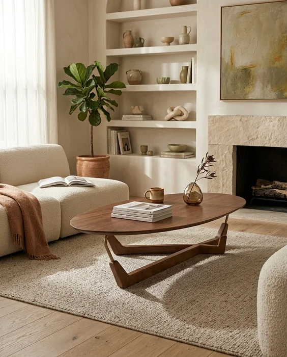 MESA DE LIVING NATU en Madera natural - Muebles, Uruguay | Indrana