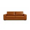 Sillón 3 cuerpos Como - 100% Cuero - Camel en Marrón - Sillones y sofás, Uruguay | Ecowood, vista 4 de 4
