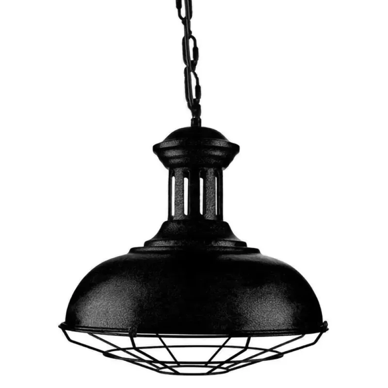 Lámpara Colgante London Negro en Negro - Lámparas colgantes, Uruguay | Serlux