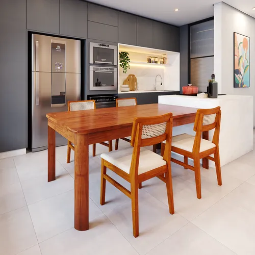 Mesa de Comedor Extensible Zuzu 120/160 – 180/220 - Mesas de comedor, Uruguay | Casa Brava