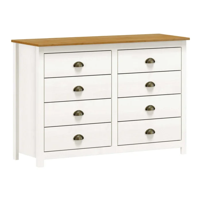 Cómoda Pino Natural-beige Topazio en Blanco - Cómodas, Uruguay | Divino, vista 2