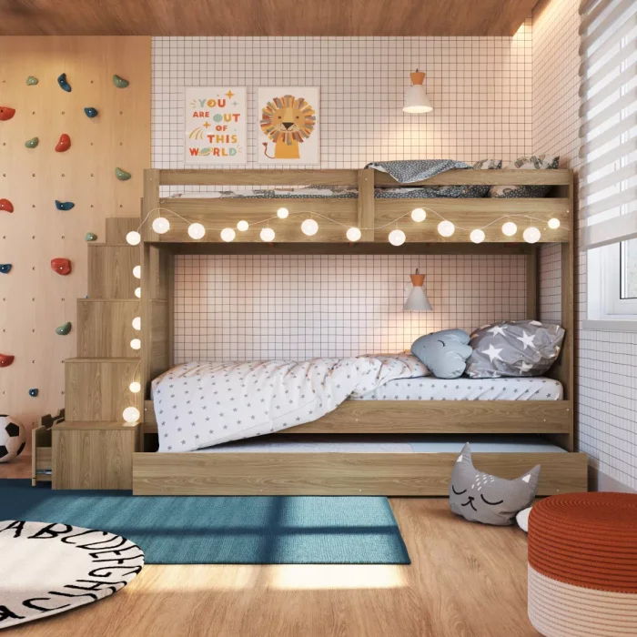 Cucheta Luca – Con Marinera – Marrón - Dormitorio, Uruguay | RM Muebles y Deco, vista 2