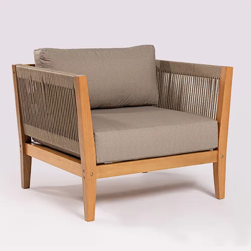 POLTRONA CANNES CUERDA RAMI Y ACQUABLOCK FENDI 86x74x66CM JATOBA - Muebles para el exterior, Uruguay | Vinibel