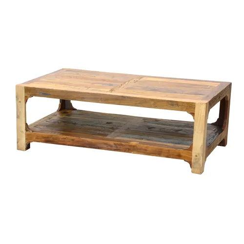 M-183 Mesa ratona 130x70x45 en Madera natural - Mesas de living, Uruguay | Victoriana