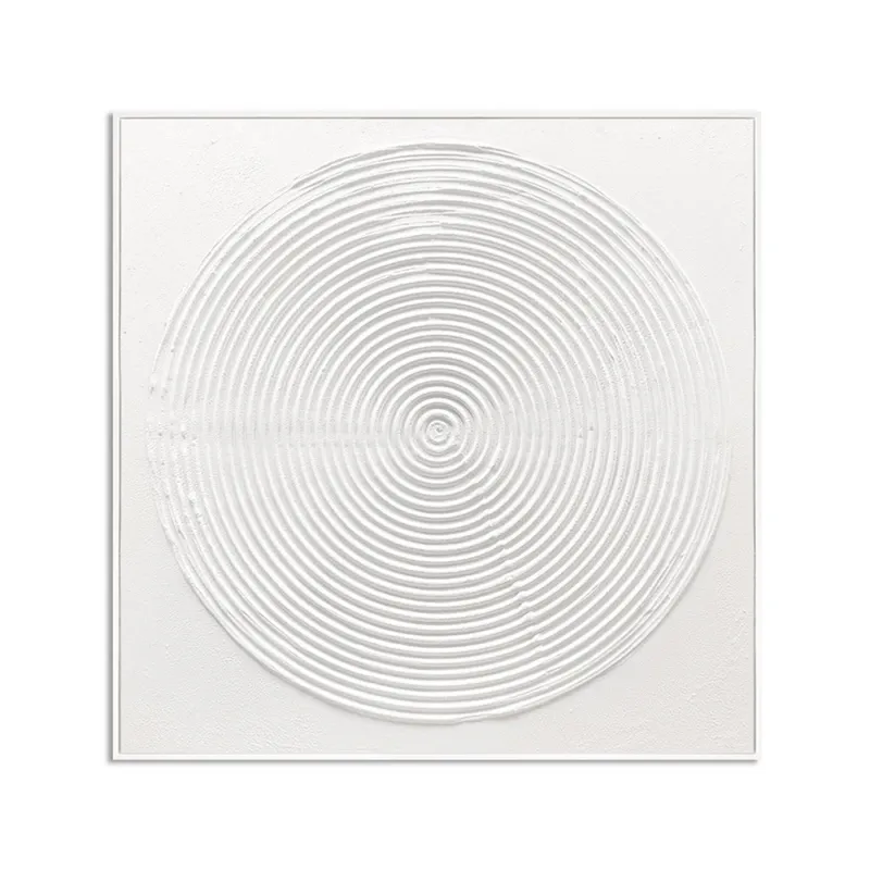 CUADRO CANVAS 80x80cm MARCO PINTURA CIRCULO - Decoración de pared, Uruguay | Koz