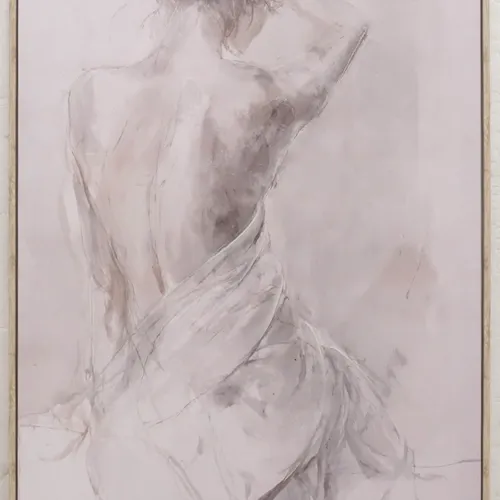 Cuadro Veil Ii, 60x80, Blanco Papel Tk25gg495b en Blanco - Decoración de pared, Uruguay | Divino
