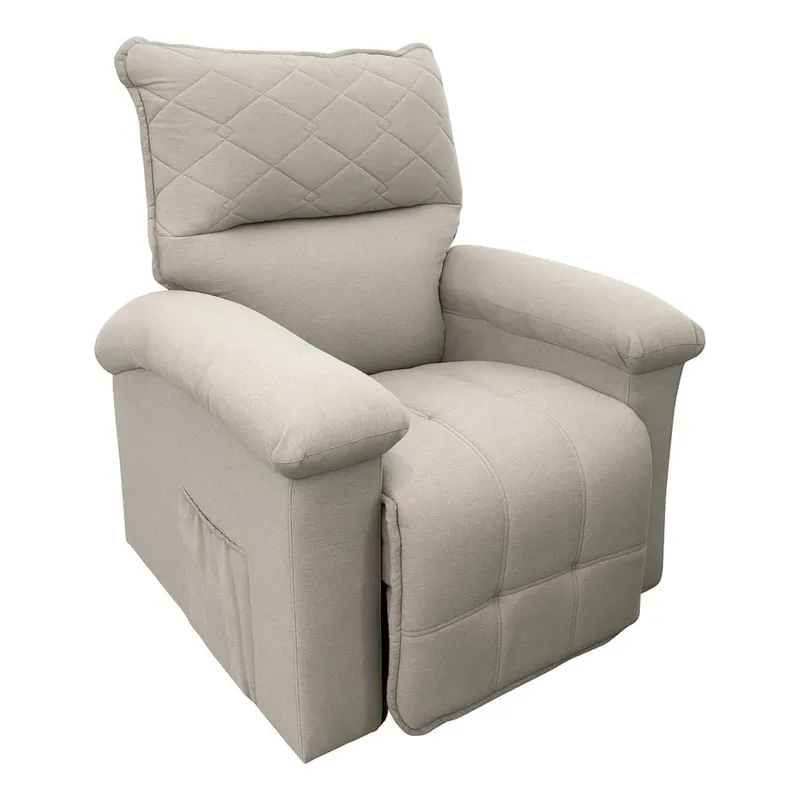 Poltrona sillón reclinable Gavea - Gris en Gris - Sillones y sofás, Uruguay | Nario Hogar