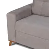 Sofá Katrina - Tela Microfibra - 2 cuerpos - 10287 (Tostado) en Marrón - Sillones y sofás, Uruguay | NYR, vista 6 de 6