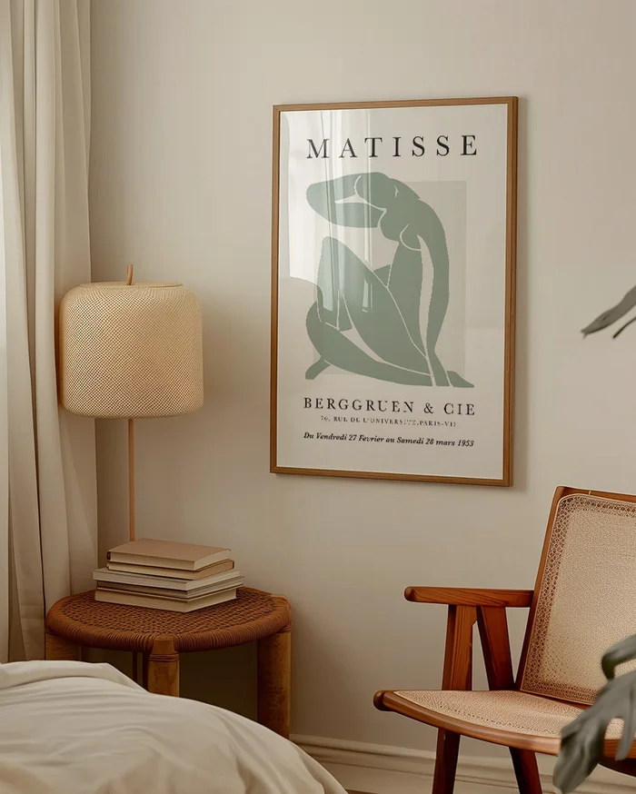 Matisse - Verde agua N.01 en Verde - Láminas, Uruguay | La Cuadrería, vista 2