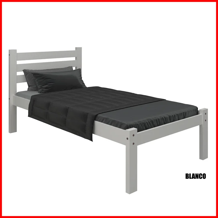 Cama 1 plaza estilo minimalista – 1433.90 - Dormitorio, Uruguay | Punto Unión