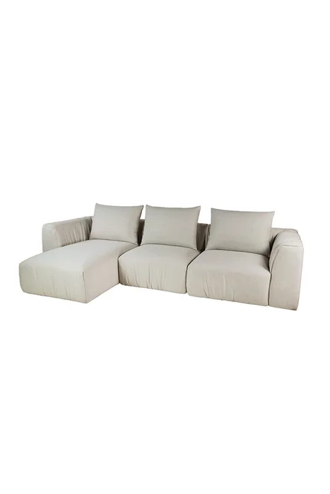 SOFA CORSO CHAISE IZQUIERDO 296X105X80CM TELA BEIGE - Sillones y sofás, Uruguay | Vinibel, vista 2
