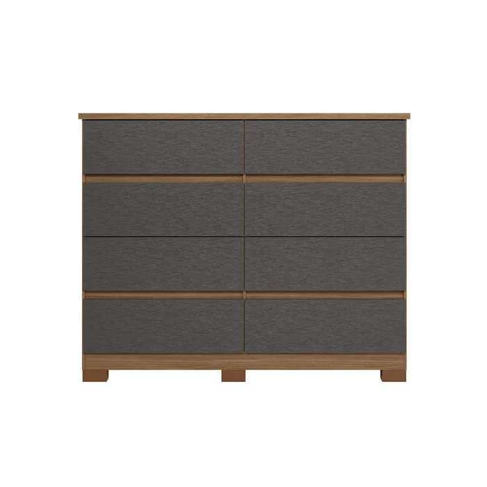 Comoda Roma 8 Cajones Moderna 100% Mdp Con Patas - Cómodas, Uruguay | Lais Muebles, vista 2
