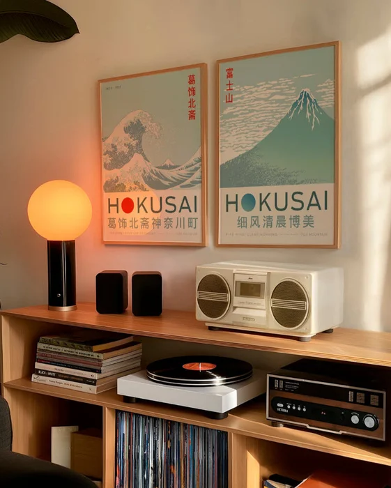 Hokusai - Kanagawa & Fuji - Láminas, Uruguay | La Cuadrería