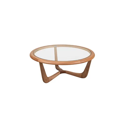 MESA DE LIVING EDEN BAJA IN NATURA 80X80X33H CM - Mesas de living, Uruguay | Vinibel
