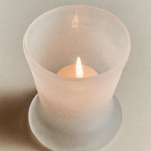 PORTAVELAS VIDRIO en Blanco - Velas y Portavelas, Uruguay | Zara Home